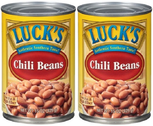 Luck's Chili Beans 2 Can Pack