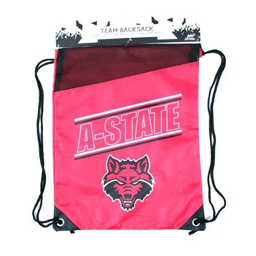Arkansas State Red Wolves NCAA Cinch Back Sack Drawstring Bag