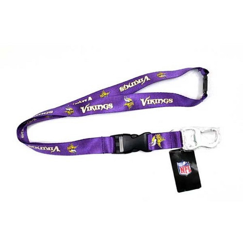 Minnesota Vikings NFL Bottle Opener Lanyard