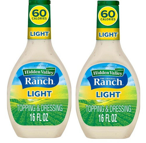 Hidden Valley Light Ranch Dressing 2 Pack