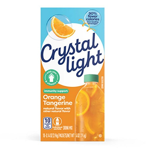Crystal Light On The Go Immunity Support Drink Mix Orange Tangerine