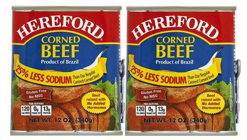 Hereford Corned Beef 25% Less Sodium 2 Pack