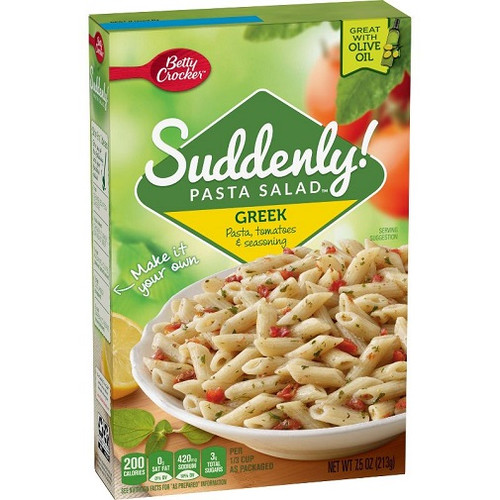 Betty Crocker Suddenly Pasta Salad Greek