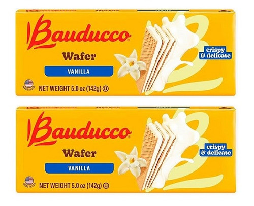 Bauducco Wafer Cookies Vanilla 2 Pack