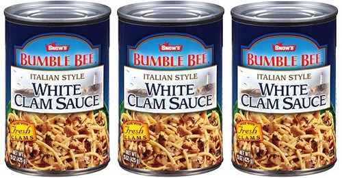 Bumble Bee Italian Style White Clam Sauce 3 Pack
