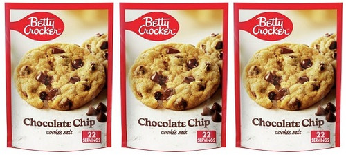 Betty Crocker Cookie Mix Chocolate Chip 3 Pack