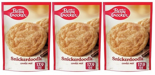 Betty Crocker Cookie Mix Snickerdoodle 3 Pack