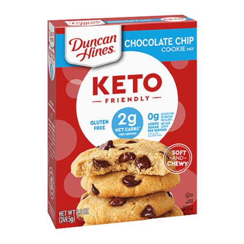 Duncan Hines Keto Friendly Chocolate Chip Cookie Mix