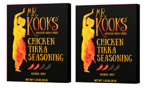 Mr. Kooks Chicken Tikka Seasoning Medium Spicy 2 Pack