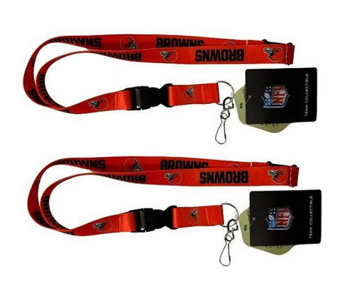 Cleveland Browns NFL Mojo Earth Love Lanyard 2 Pack