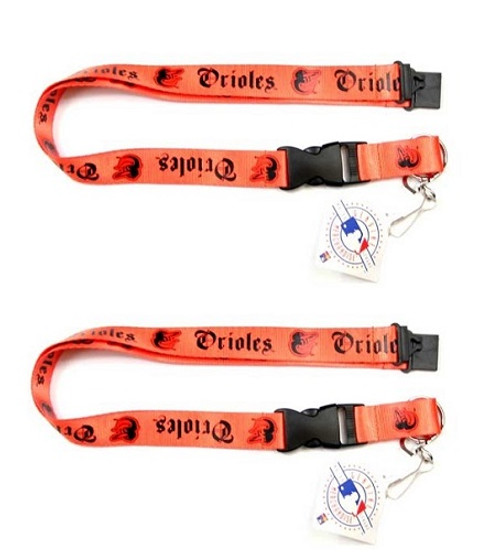 Baltimore Orioles MLB Old English Lanyard 2 Pack