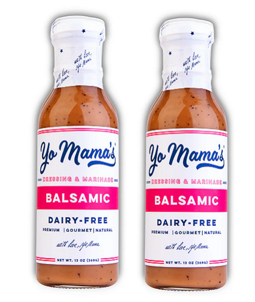 Yo Mama's Balsamic Dairy Free Dressing & Dip 2 Pack
