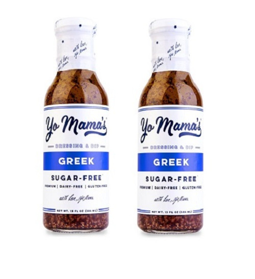 Yo Mama's Greek Sugar Free Dressing & Dip 2 Pack