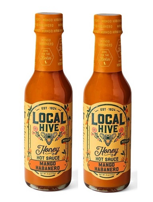 Local Hive Honey Hot Sauce Mango Habanero 2 Pack