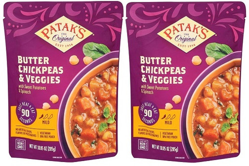 Patak's Butter Chickpeas & Veggies 2 Pack