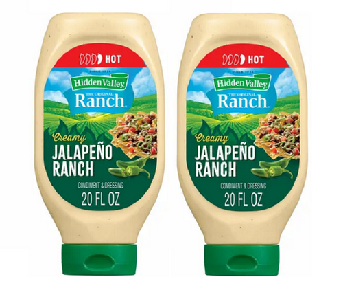 Hidden Valley Creamy Jalapeno Ranch Condiment & Dressing 2 Pack