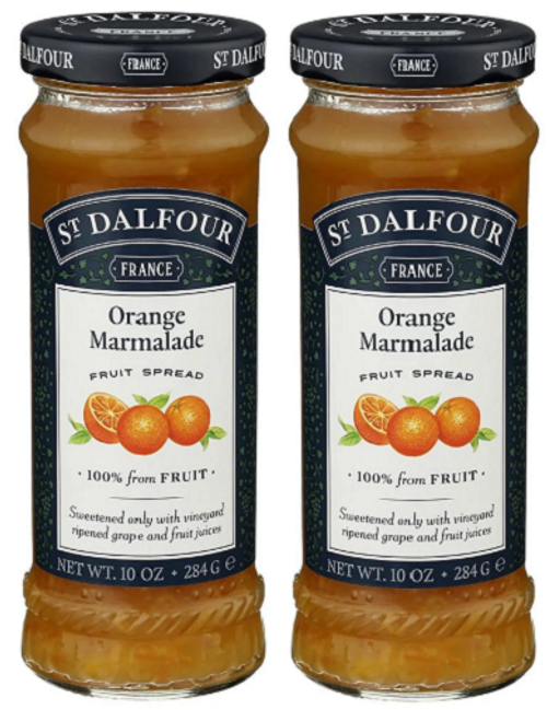 St Dalfour Fruit Spread Orange Marmalade 2 Pack