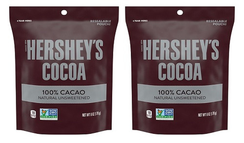 Hershey's Natural Unsweetened Cocoa Bag 2 Pack