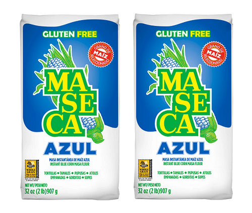 Maseca Azul Gluten Free Blue Corn Flour 2 Pack