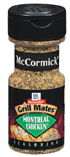 McCormick Grill Mates 25% Less Sodium Montreal Steak Seasoning