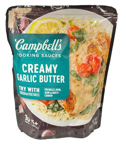 Campbell's Skillet Sauces Creamy Garlic Butter - Shop Jadas