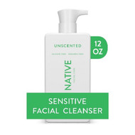 Native Unscented Sensitive Skin Facial Cleanser