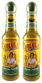 Cholula Green Pepper Hot Sauce 2 Bottle Pack