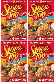 Stove Top Stuffing Mix Lower Sodium Chicken 4 Pack