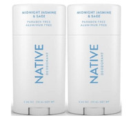 Native Midnight Jasmine & Sage Deodorant 2 Pack