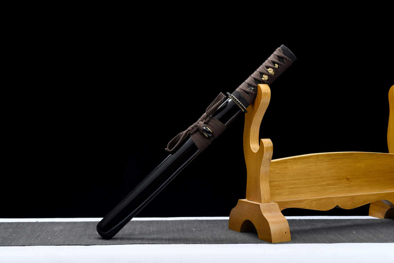 Dojo Pro 1060 Steel Tanto #4 BROWN - Ronin Katana