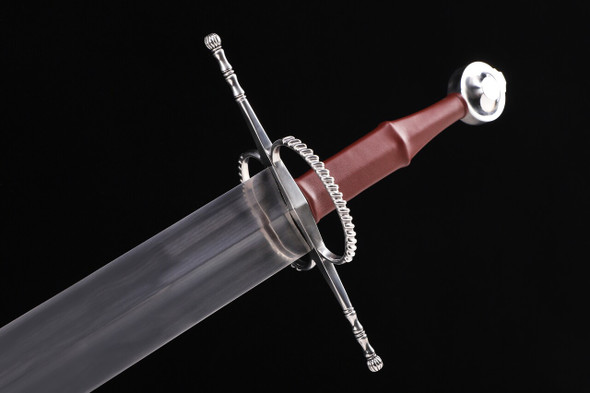 Two Handed Long Sword double ring guard Euro#23