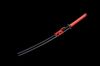 Ronin Katana clay tempered samurai sword model #7