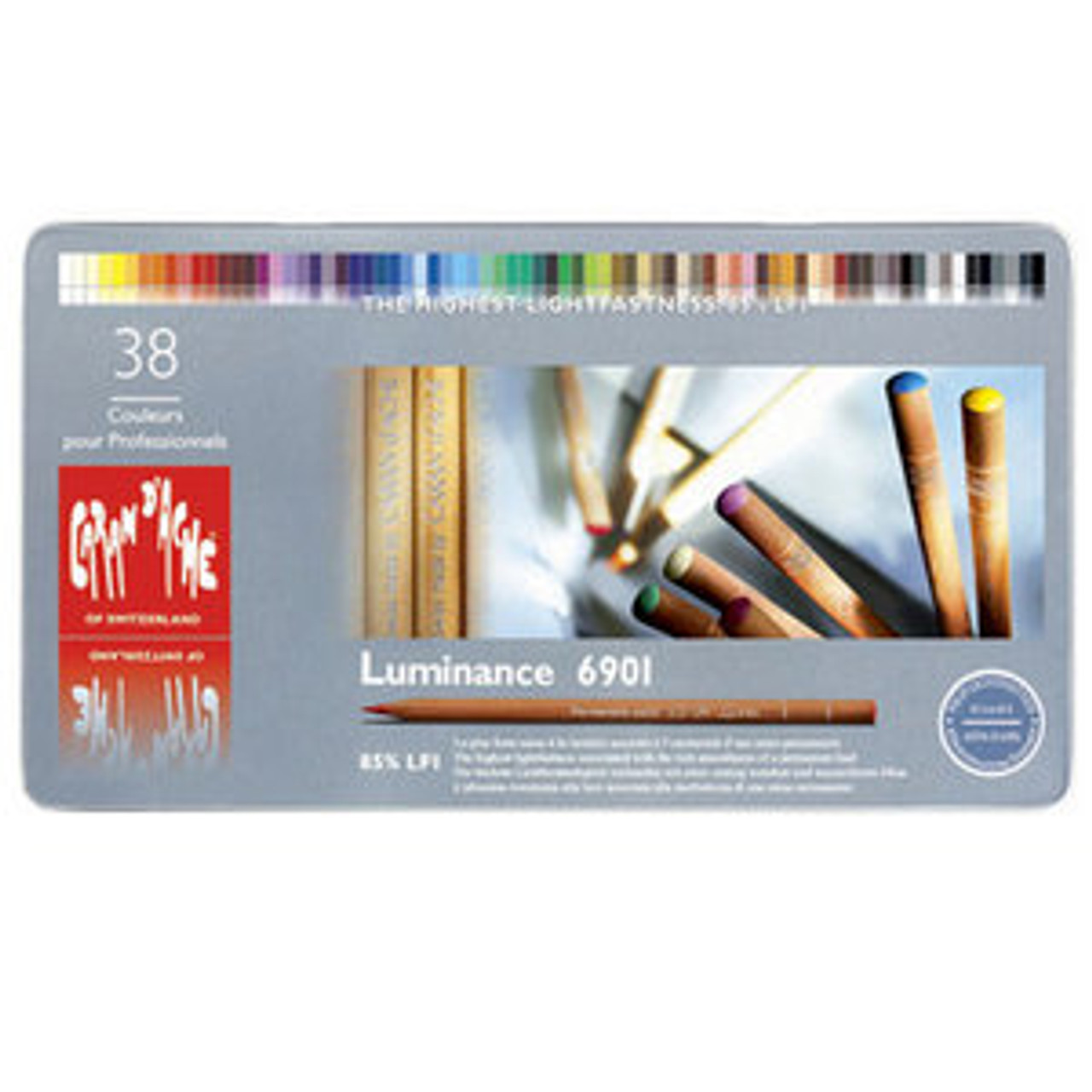 Caran D'ache - Luminance Coloured Pencil Set of 40