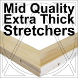 Mid Quality Extra Thick Stretchers - 2.5cm Deep