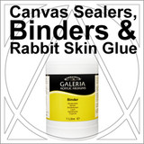 Canvas Sealers, Binders & Rabbit Skin Glue