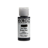 Golden Fluid Acrylic - Van Dyke Brown Hue S3