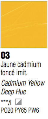 Pebeo XL Oils - Cadmium Yellow Deep Hue