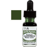 Dr. Ph. Martin's Radiant Concentrated Watercolour Ink - Olive Green - 15ml
