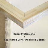 Bespoke: Super Professional x Primed Super-Fine Grain Mixed Weave Cotton Duck 503.