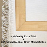 Bespoke: Mid Quality x Universal Primed Medium-Fine Grain Cotton Mixed Fibres 507