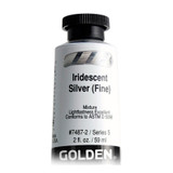 Golden Heavy Body Acrylic - Iridescent Silver Fine S5