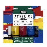 Pebeo Studio Acrylic Set of 5 x 100ml