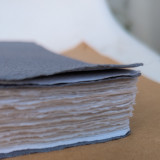 Khadi Fat Book close up of deckle edge