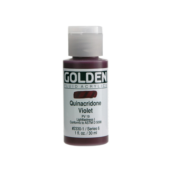 Golden Fluid Acrylic - Quinacridone Violet S6