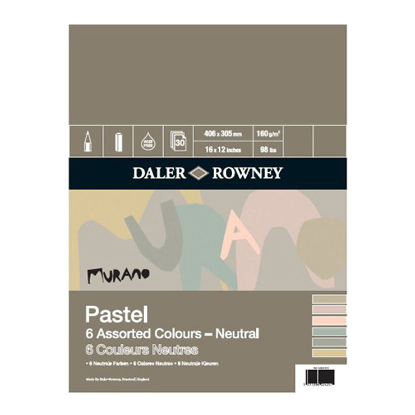 Daler Rowney - Murano Pastel Paper Pad 160gsm NEUTRAL