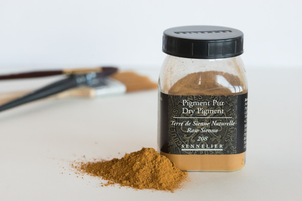 Sennelier Dry Pigments - Raw Sienna 120g