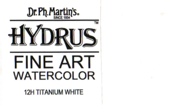 Dr. Ph. Martin's Hydrus Watercolour Ink - 12H Titanium White