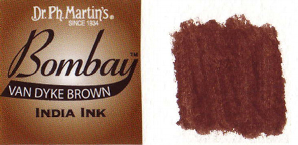 Dr. Ph. Martin's Bombay India Ink - Vandyke Brown 30ml