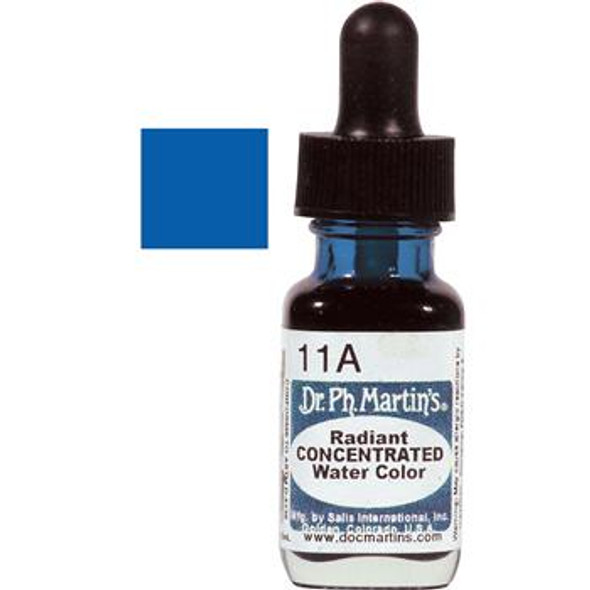 Dr. Ph. Martin's Radiant Concentrated Watercolour Ink - Turquoise blue - 15ml