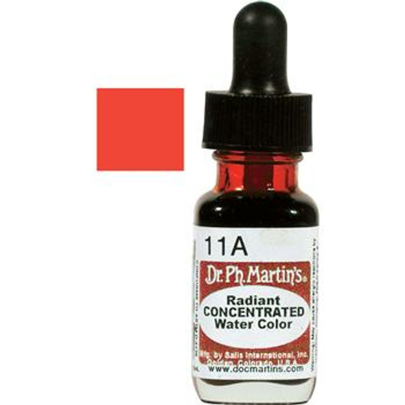 Dr. Ph. Martin's Radiant Concentrated Watercolour Ink - Crimson - 15ml